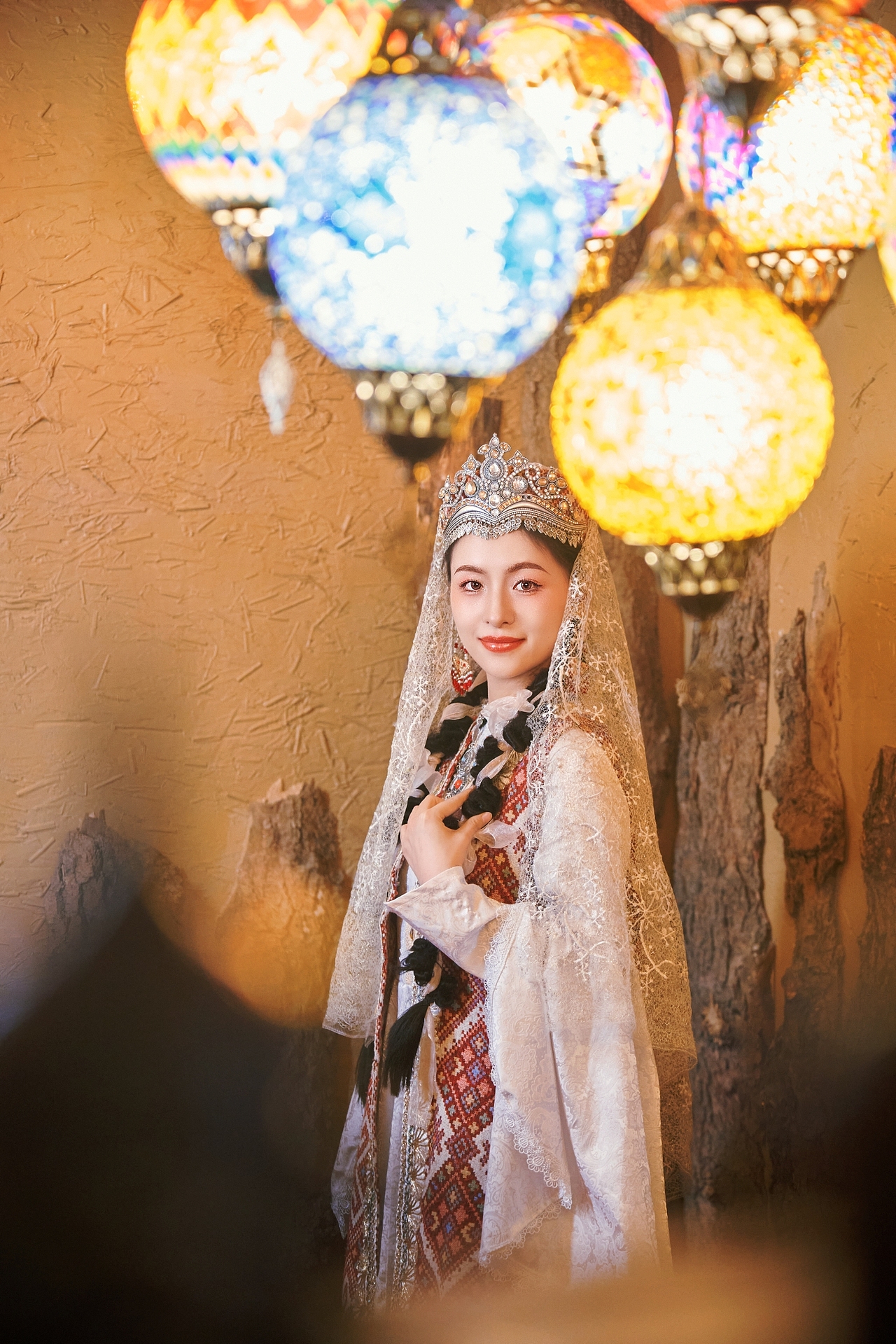 新疆大巴扎人像旅拍写真—维吾尔族服饰