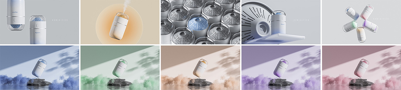 【Blender】加湿器渲染