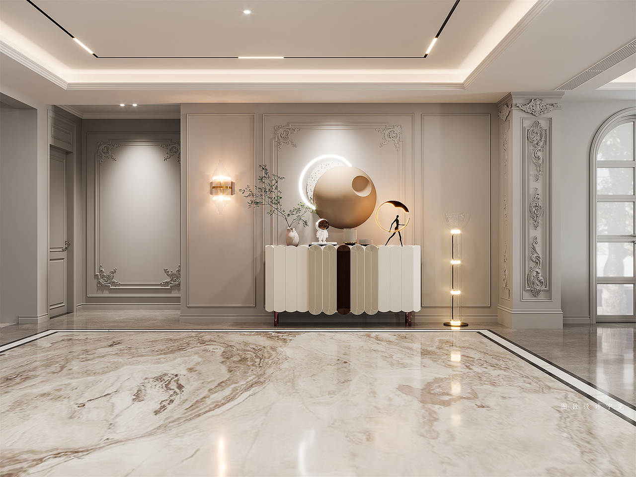 法式风别墅设计，生活本身就是一种艺术。