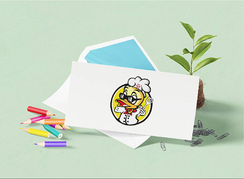 鸭子厨师餐饮logo（图ZMzAzODA3Nzgw） - Logo - 站酷设计师康的设计0516原创素材 - 站酷ZCOOL