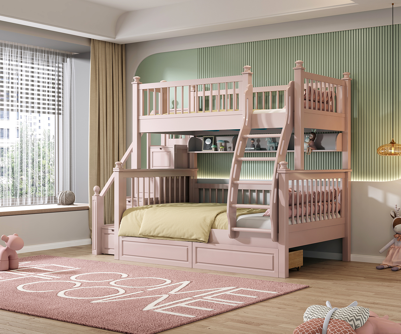 电商家具渲染-儿童房间