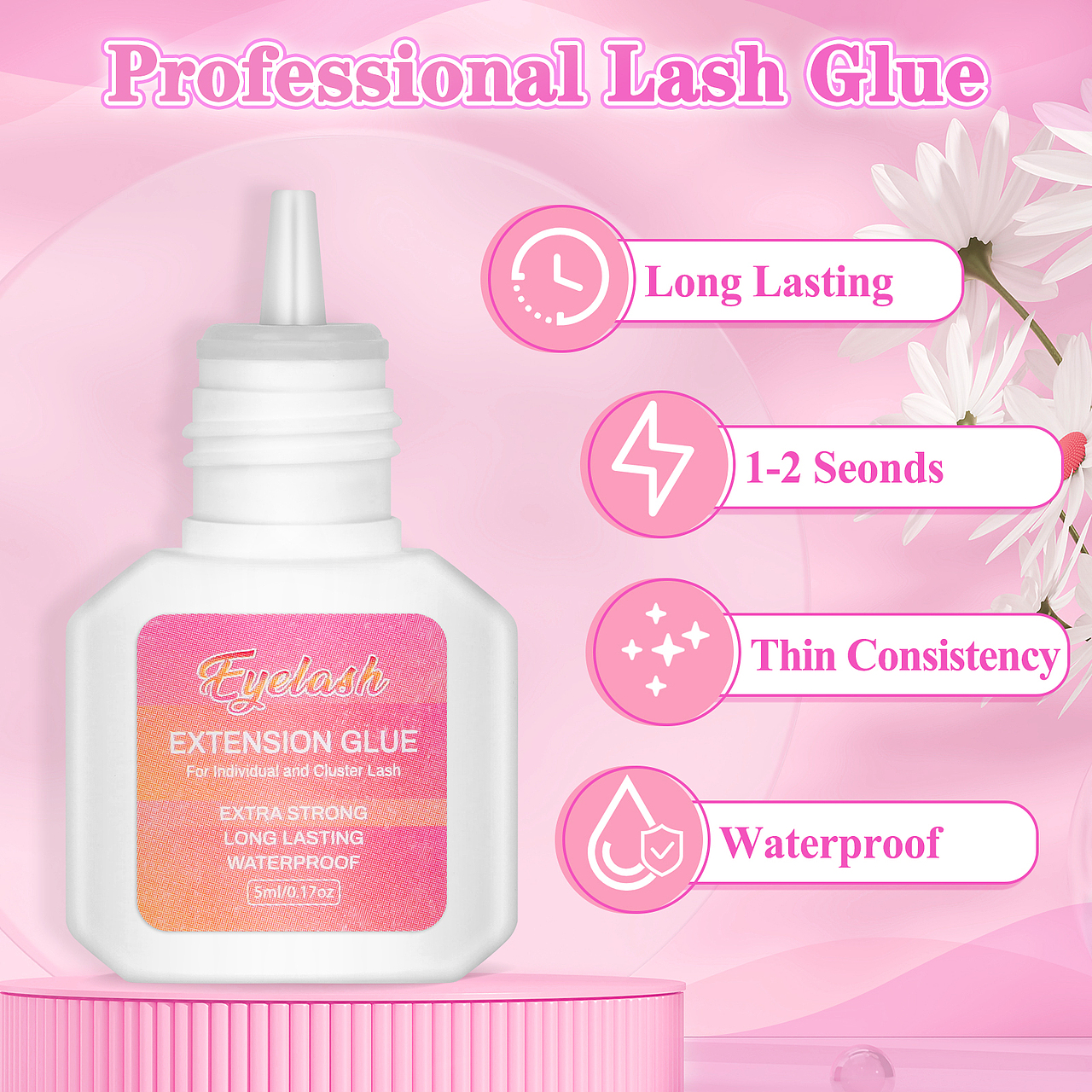 亚马逊主图设计-睫毛胶水-美妆产品