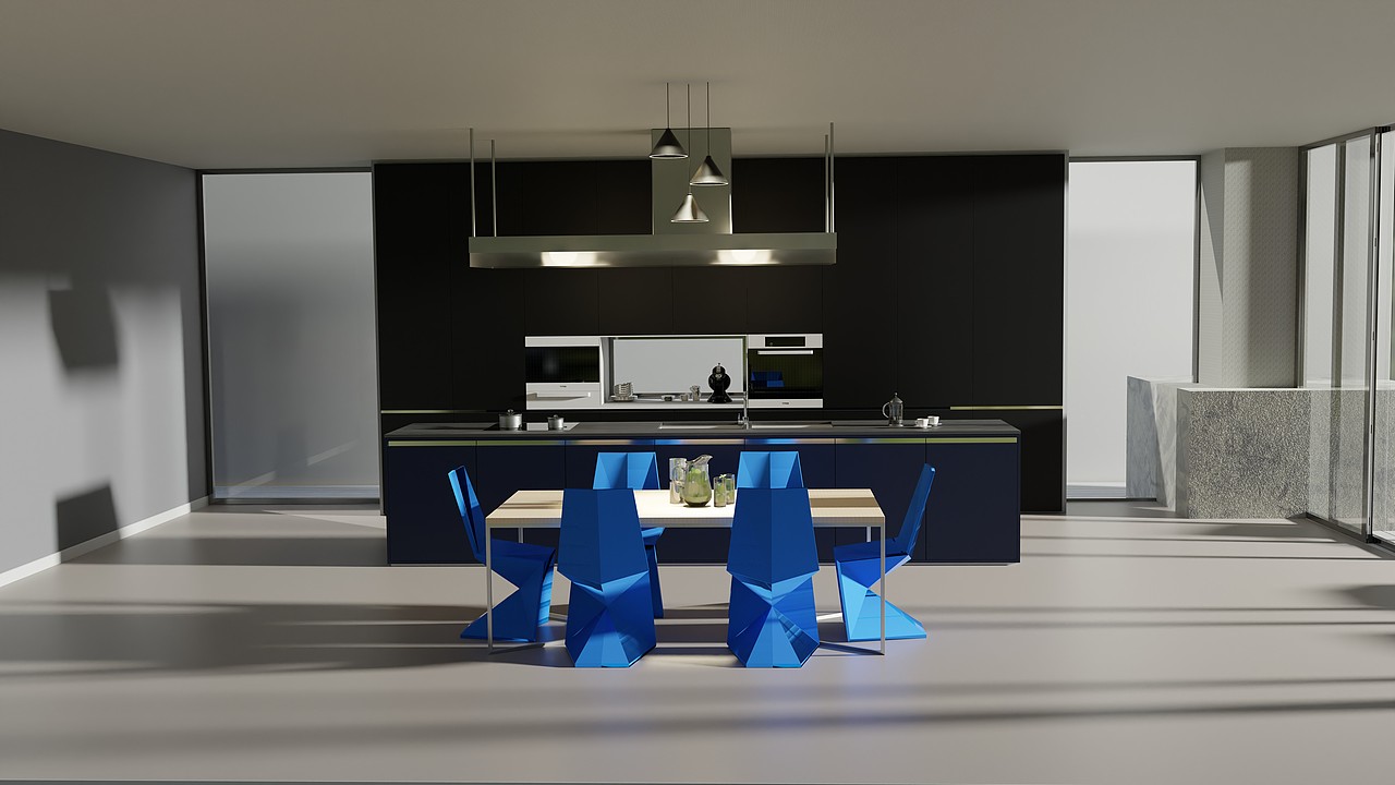 blender场景初步渲染（图ZMzA5MjkzMzM2） - 家装设计 - 站酷设计师柚子么么茶原创素材 - 站酷ZCOOL