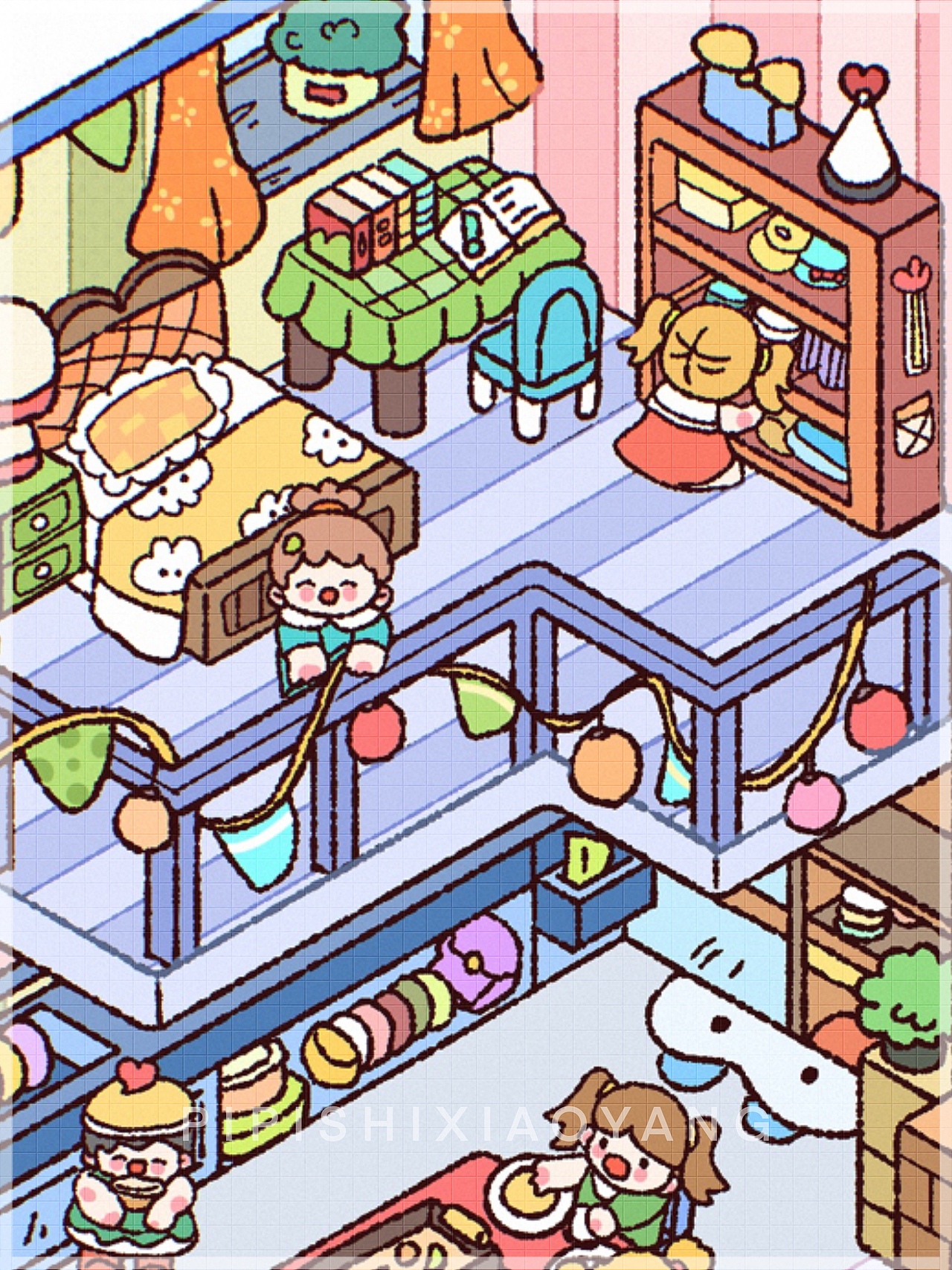 四季小屋场景合集（图ZMzUyODQxMDE2） - 创作习作 - 站酷设计师皮皮是小羊原创素材 - 站酷ZCOOL