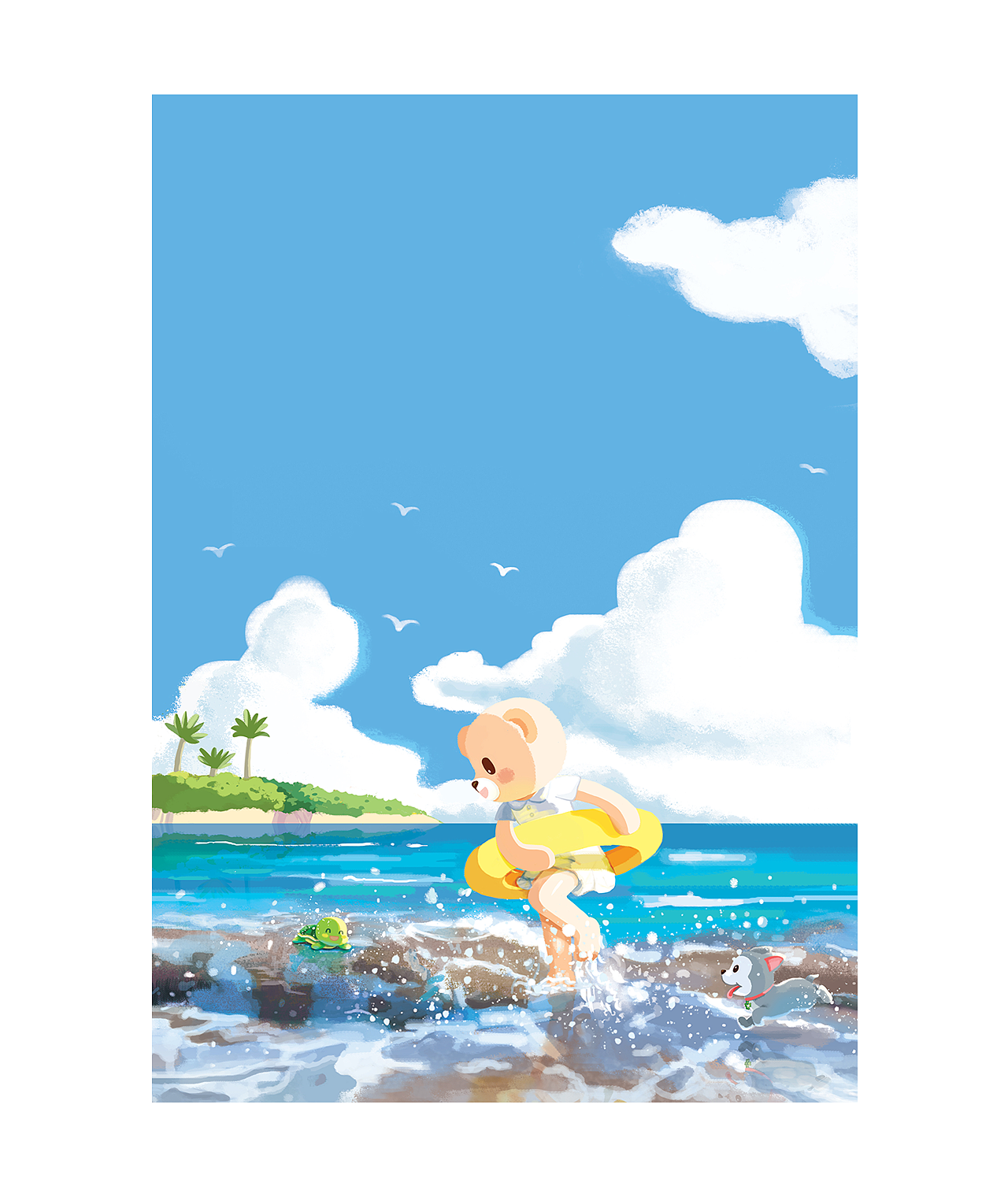 创意儿童绘本插画