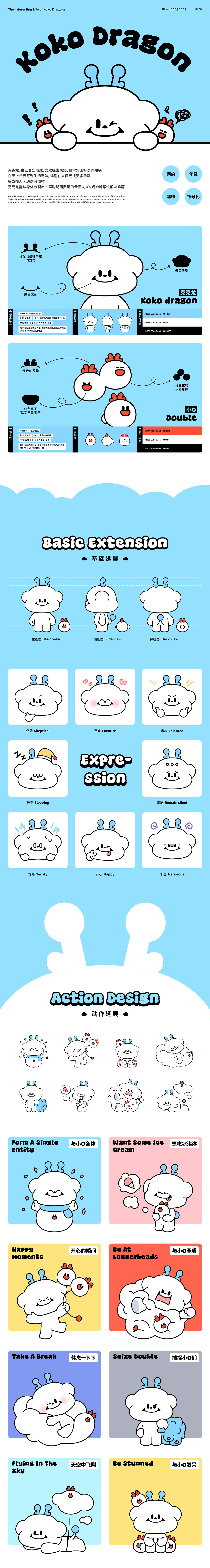 克克龙 KokoDragon - 龙年IP设计（图ZMzYxNDcyODA0） - IP形象 - 站酷设计师Fatboy伍胖胖原创素材 - 站酷ZCOOL