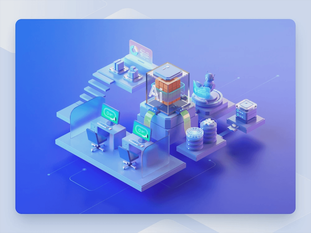 Ai科技-3D-UI-动效集（图ZMzM3MDExMDYw） - 软件界面 - 站酷设计师星恒JZH原创素材 - 站酷ZCOOL