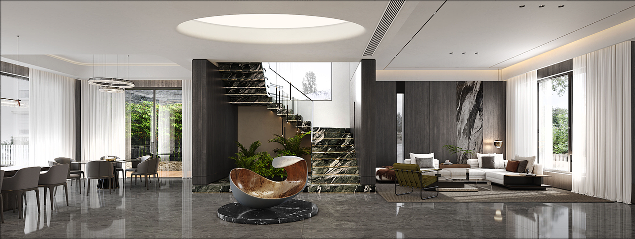 现代暗黑系别墅（图ZMzU5MTI3ODY4） - 建筑设计 - 站酷设计师是丽丽啊wink原创素材 - 站酷ZCOOL