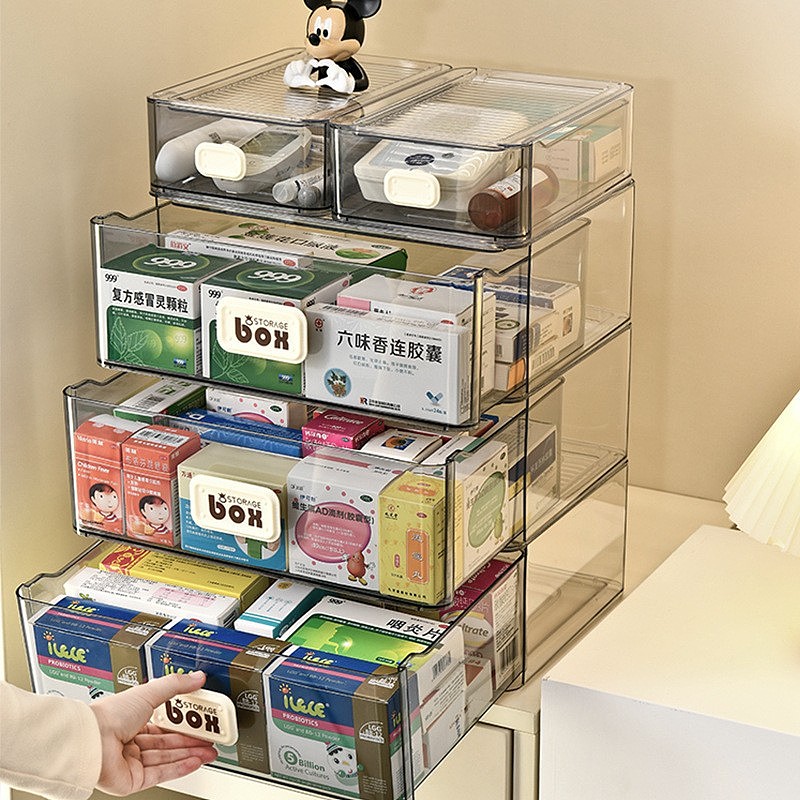 亚克力抽屉型收纳盒可定制高度
