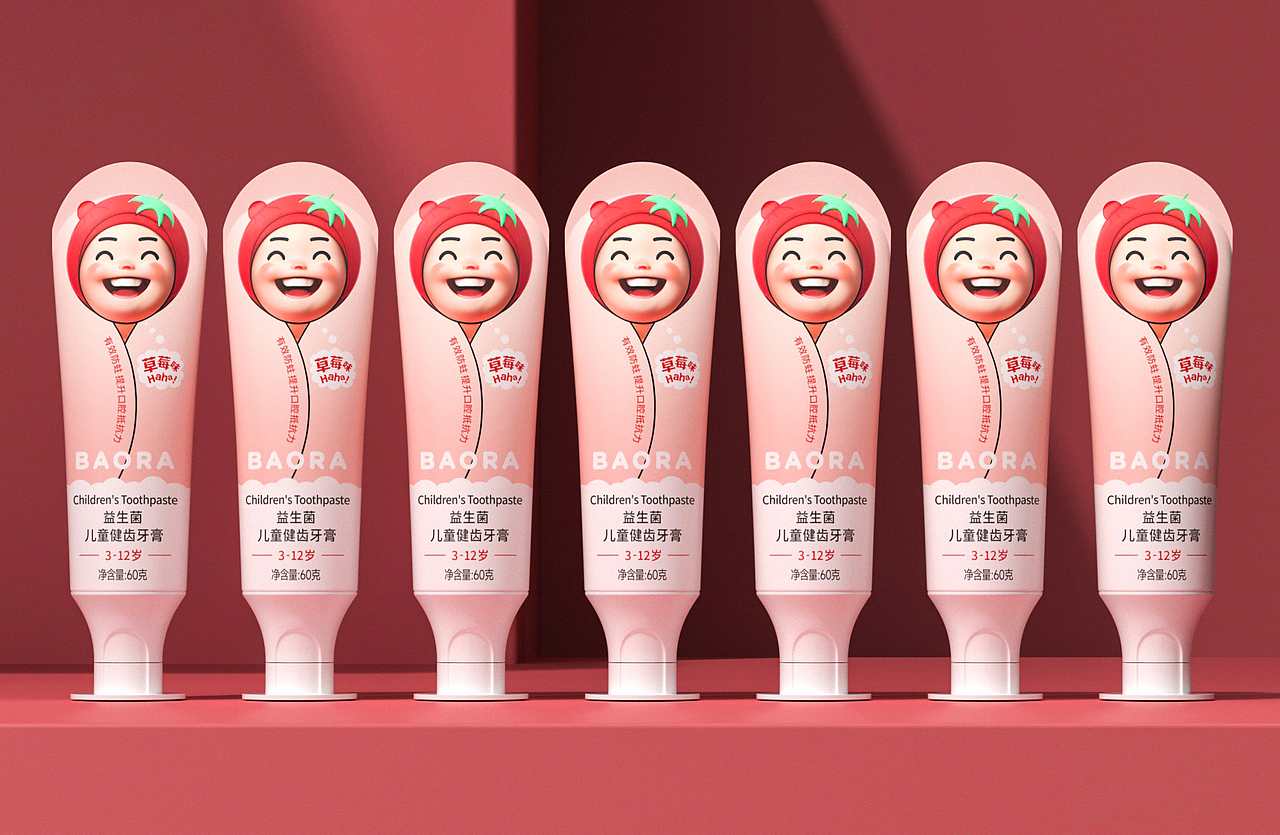 BAORA儿童牙膏--守护孩子的甜美笑容