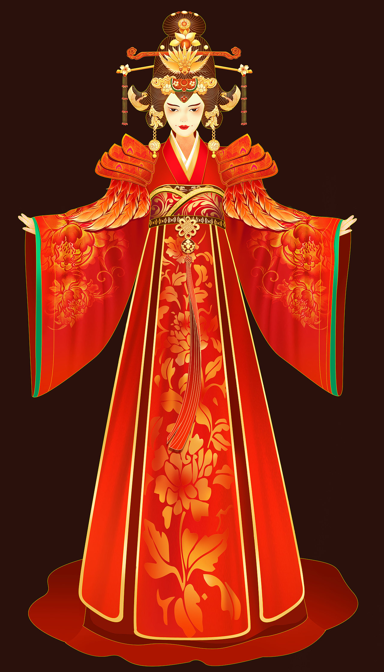 武则天古风插画
