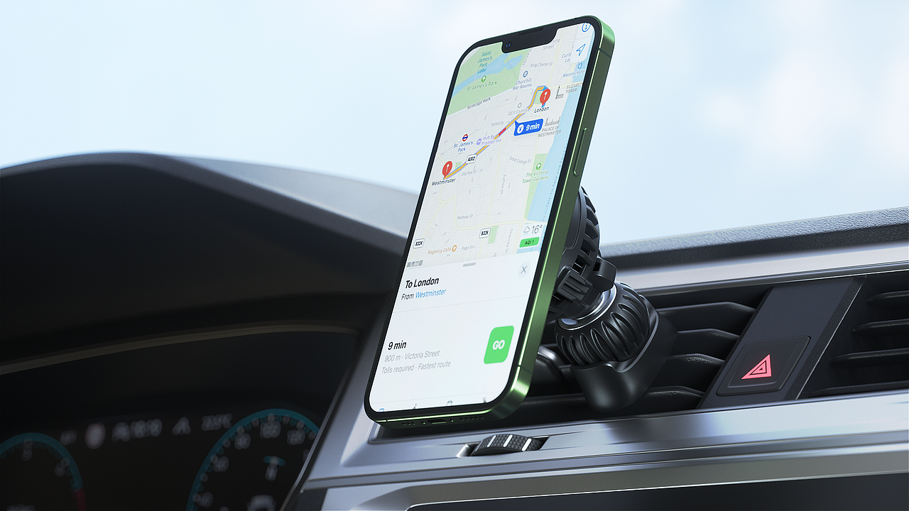 无线充电车载支架