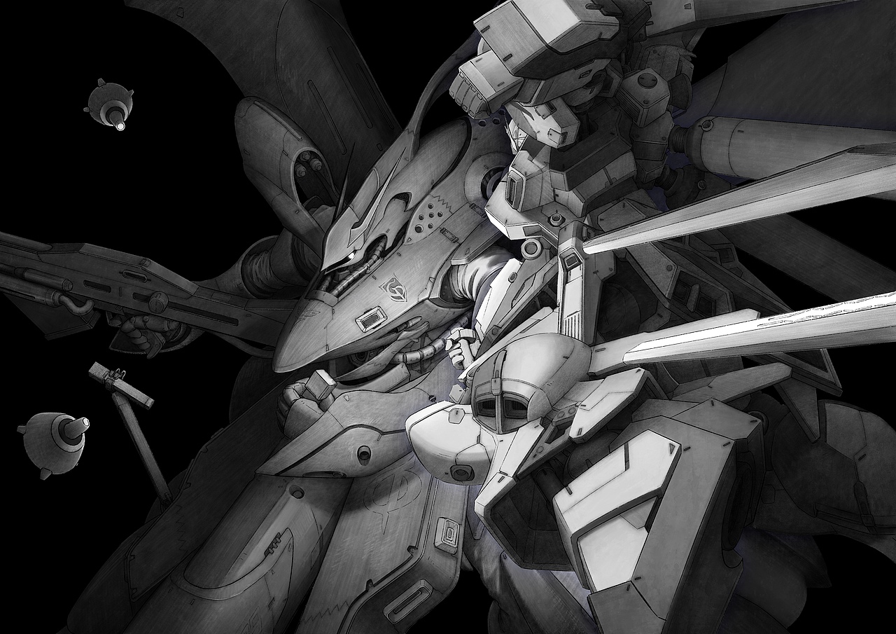 《逆襲的夏亞》主圖插畫丨貝托蒂嘉的子嗣（圖ZMzA2NTI1NDAw） - 創(chuàng)作習(xí)作 - 站酷設(shè)計(jì)師一只Anthony原創(chuàng)素材 - 站酷ZCOOL