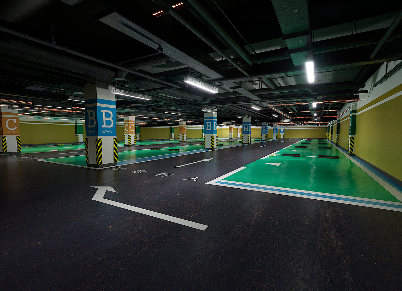 UE5小区-样板房-车库场景