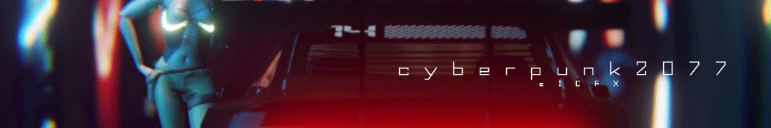 Cyberpunk 2077 Street by sICFX // Blender + Eevee