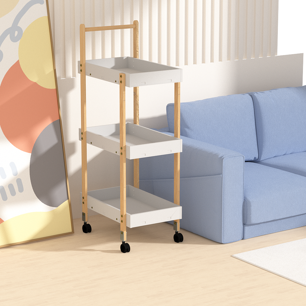 手推车电商渲染