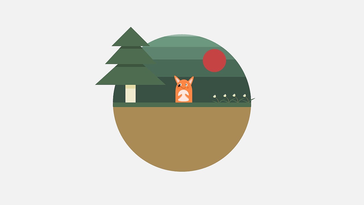 【原创插画】小小的世界