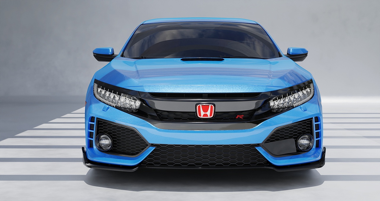 honda civic type r fk8 | blender  ps