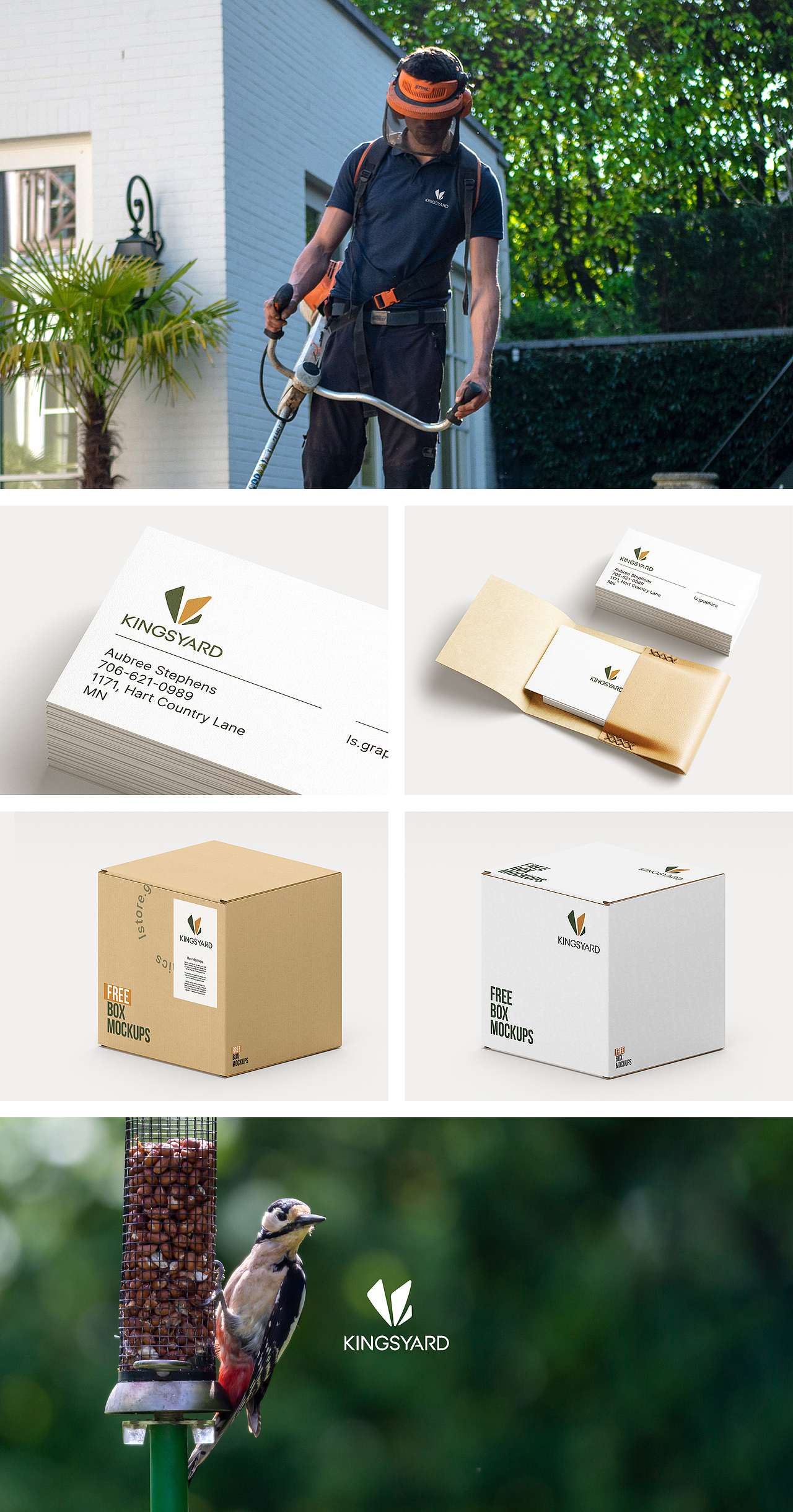 庭院品牌logo+web全案设计