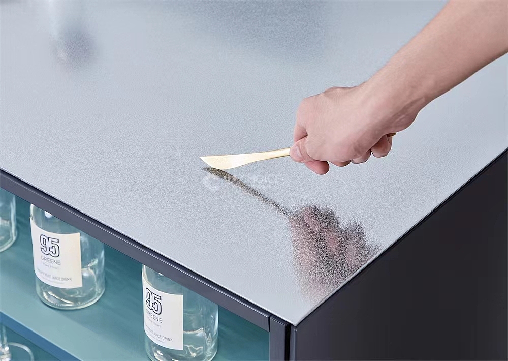 苹果砂不锈钢实心台面