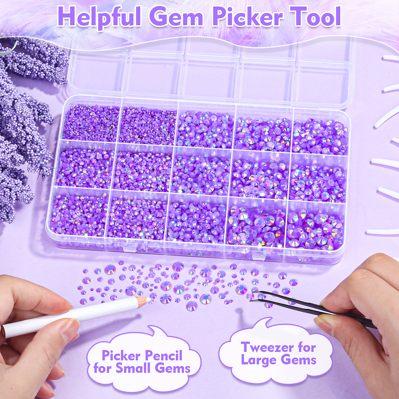 亚马逊主图设计-彩色水钻-彩色风格搭配摄影--多套合集