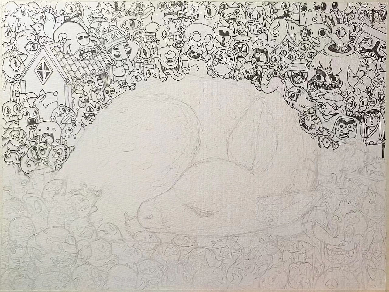 鹿旁的小妖怪们（图ZMzQ4MTcxODY0） - 创作习作 - 站酷设计师安再哉酷原创素材 - 站酷ZCOOL