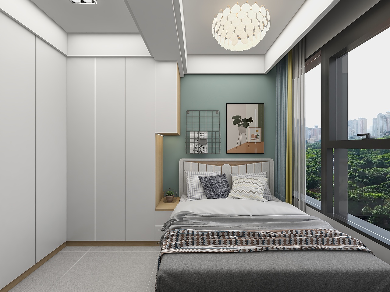 四川岳池凰腾龙玺(150平方现代简约复式四居室)