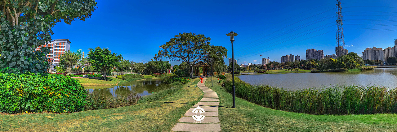 一组超广角视觉-汕头海湾湿地公园