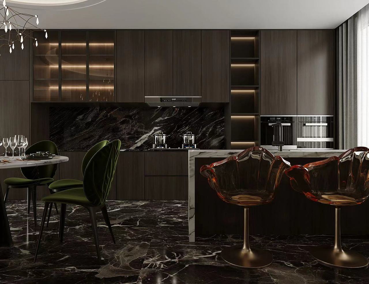 现代极简|奶油|克莱因蓝|重奢|法式奶油|侘寂（图ZMzE5MjA4NjY0） - 建筑/空间 - 站酷设计师一心只为做图人原创素材 - 站酷ZCOOL