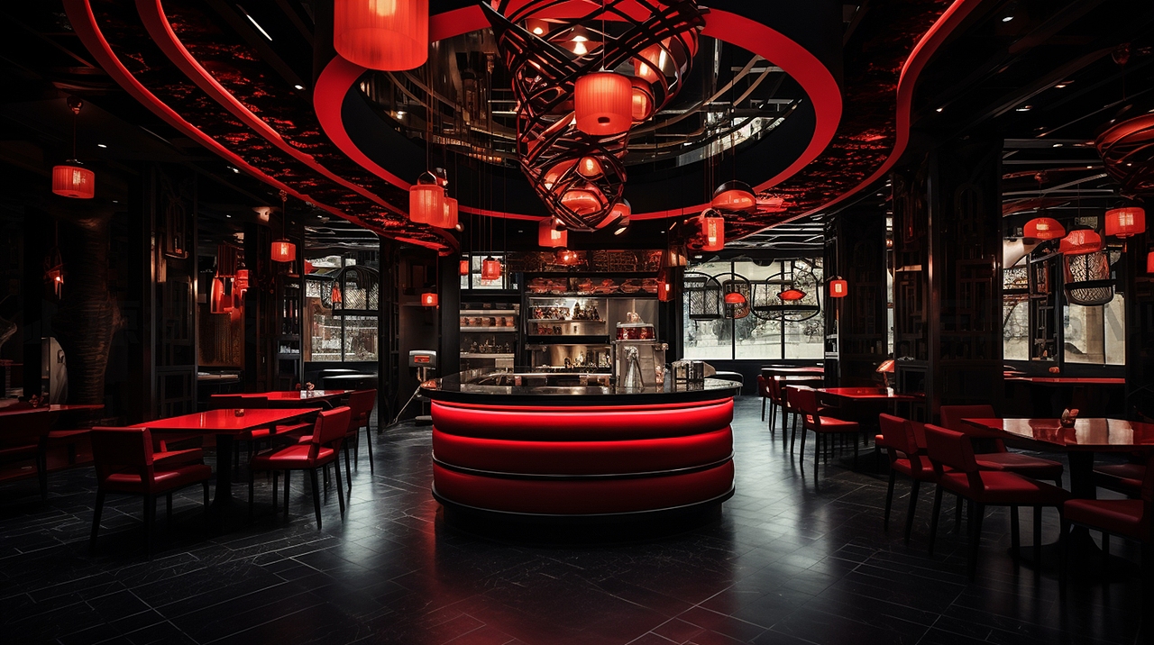 厦门 店面装修室内空间餐厅设计 咖啡酒吧复合型商业（图ZMzU3OTk1OTEy） - 商业空间设计 - 站酷设计师葉文濤VictorYeh原创素材 - 站酷ZCOOL