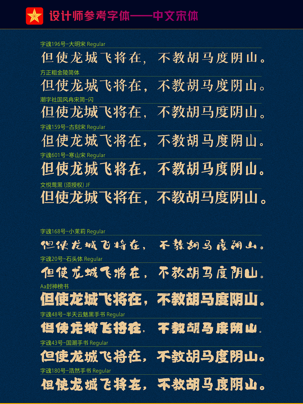 设计师常用中英文字体参考（图ZMzI2MDA5NzE2） - 字体/字形 - 站酷设计师沸腾视觉原创素材 - 站酷ZCOOL