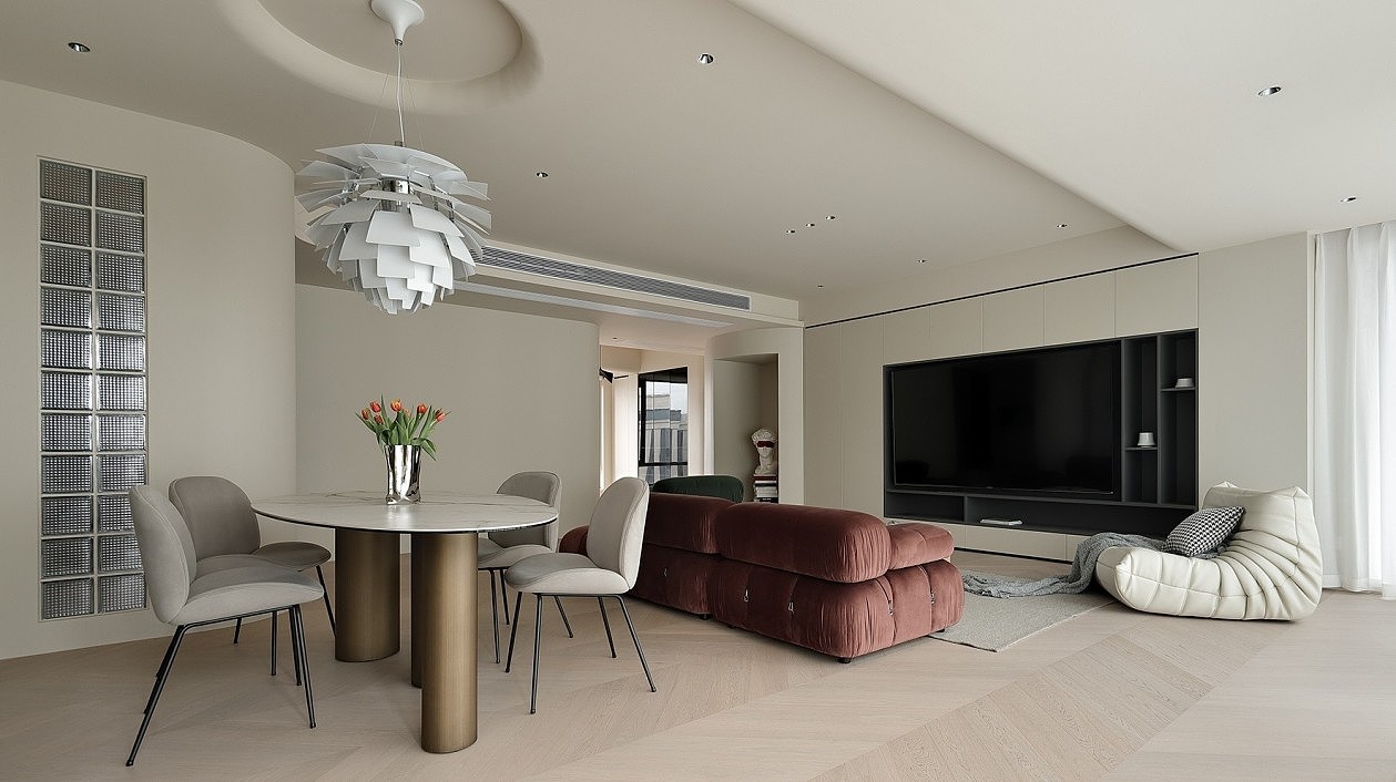 120㎡现代自然,美学的张力!