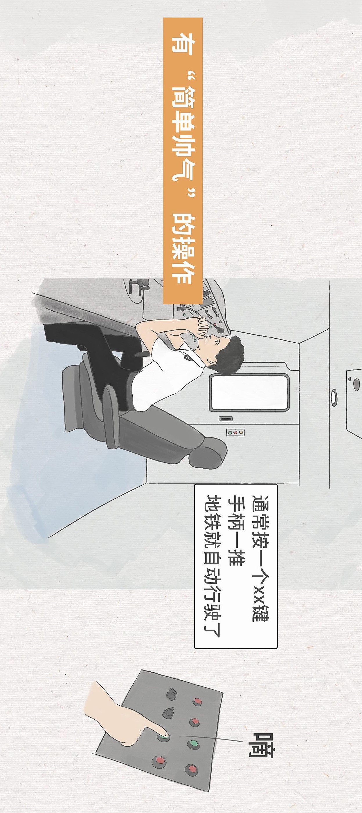 《沉浸式感受地铁司机的一天》-条漫（图ZMzE3MjI4Nzky） - 中/长篇漫画 - 站酷设计师会飞的萌仓鼠原创素材 - 站酷ZCOOL