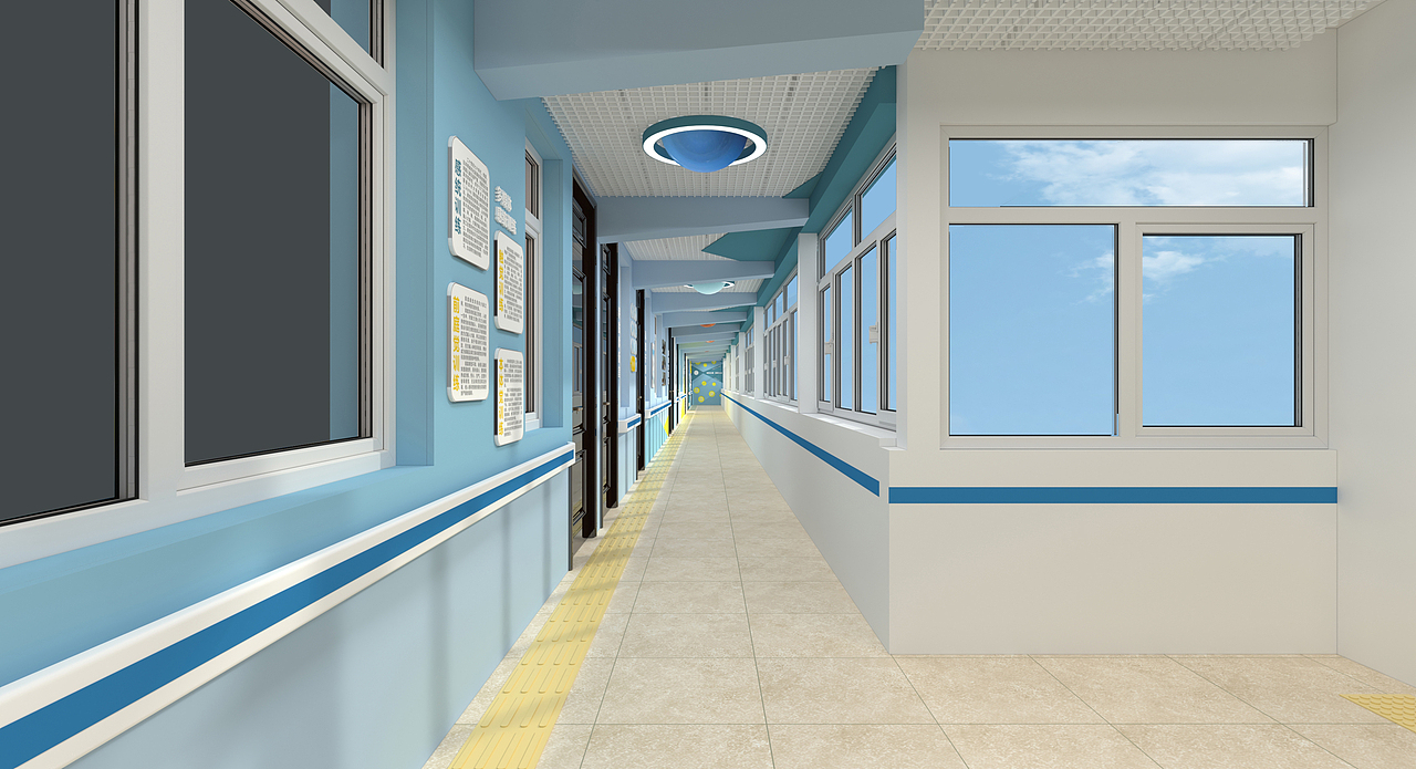 【特殊教育走廊楼梯空间设计】为孩子点亮一盏灯