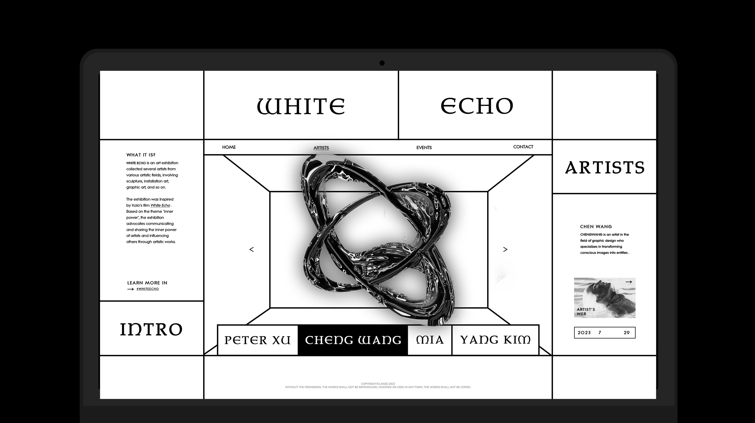 WHITE ECHO | 《白色回声》艺术展览主视觉