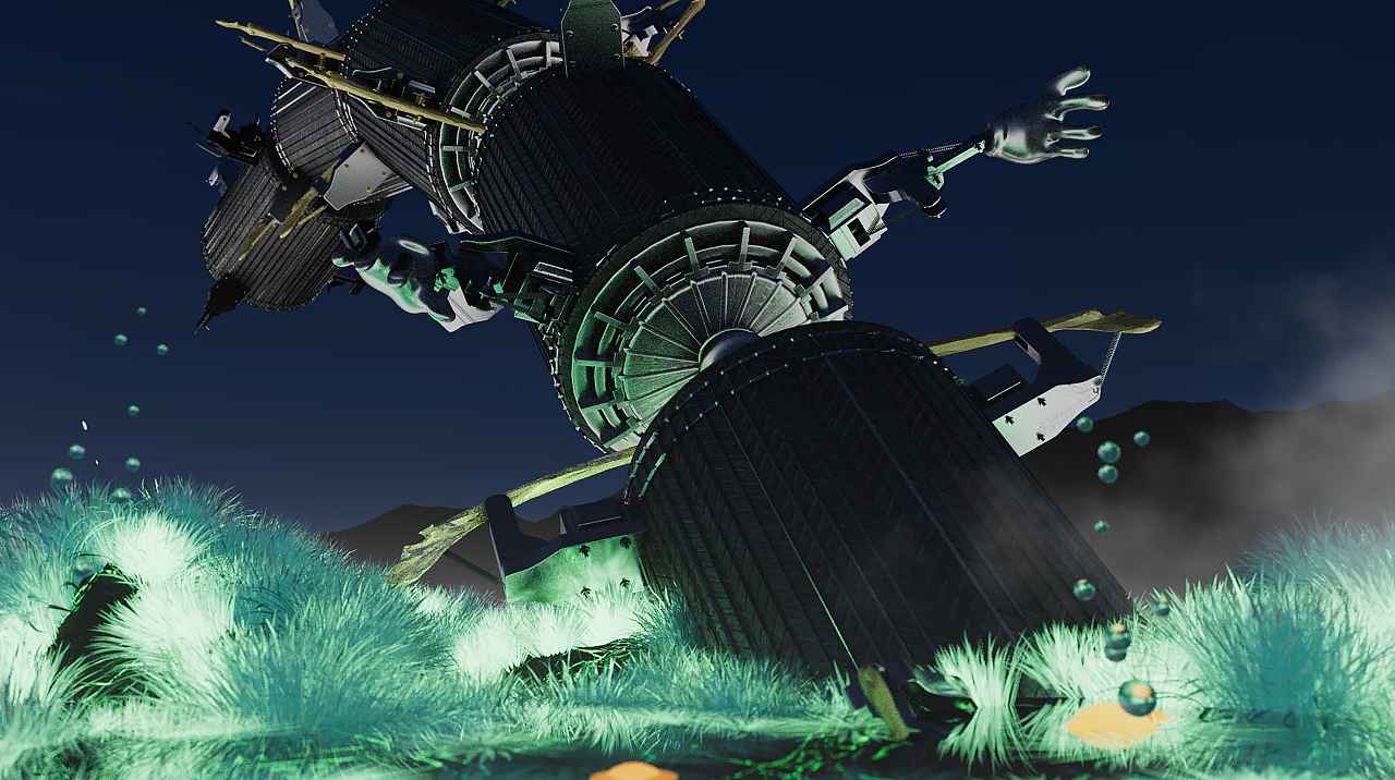 为艺术家刘宸制作的数字影像《虚拟迁徙/虚域之境》（图ZMzE0Mzc5ODcy） - 场景 - 站酷设计师旁一原创素材 - 站酷ZCOOL