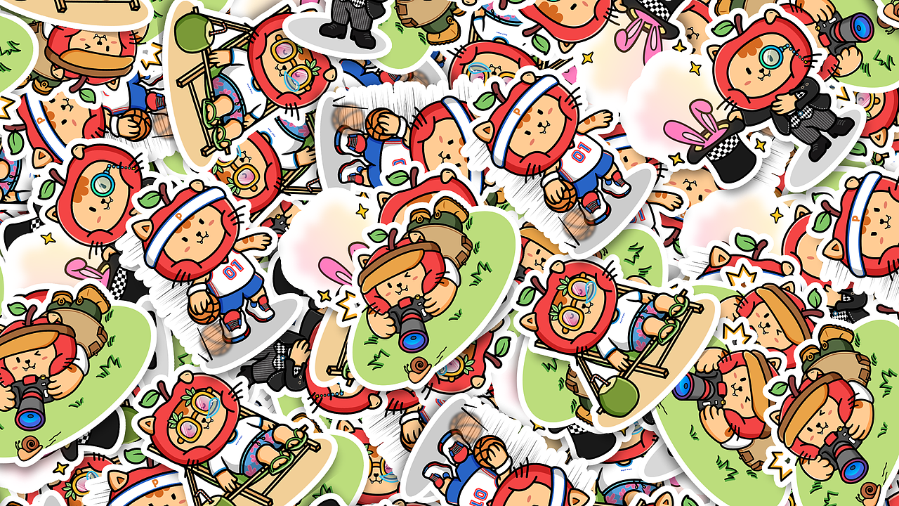 苹果猫皮皮-IP形象设计