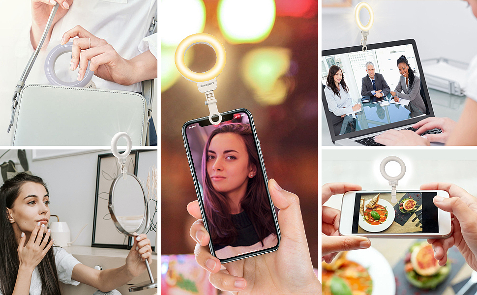 亚马逊-迷你闪环补光灯