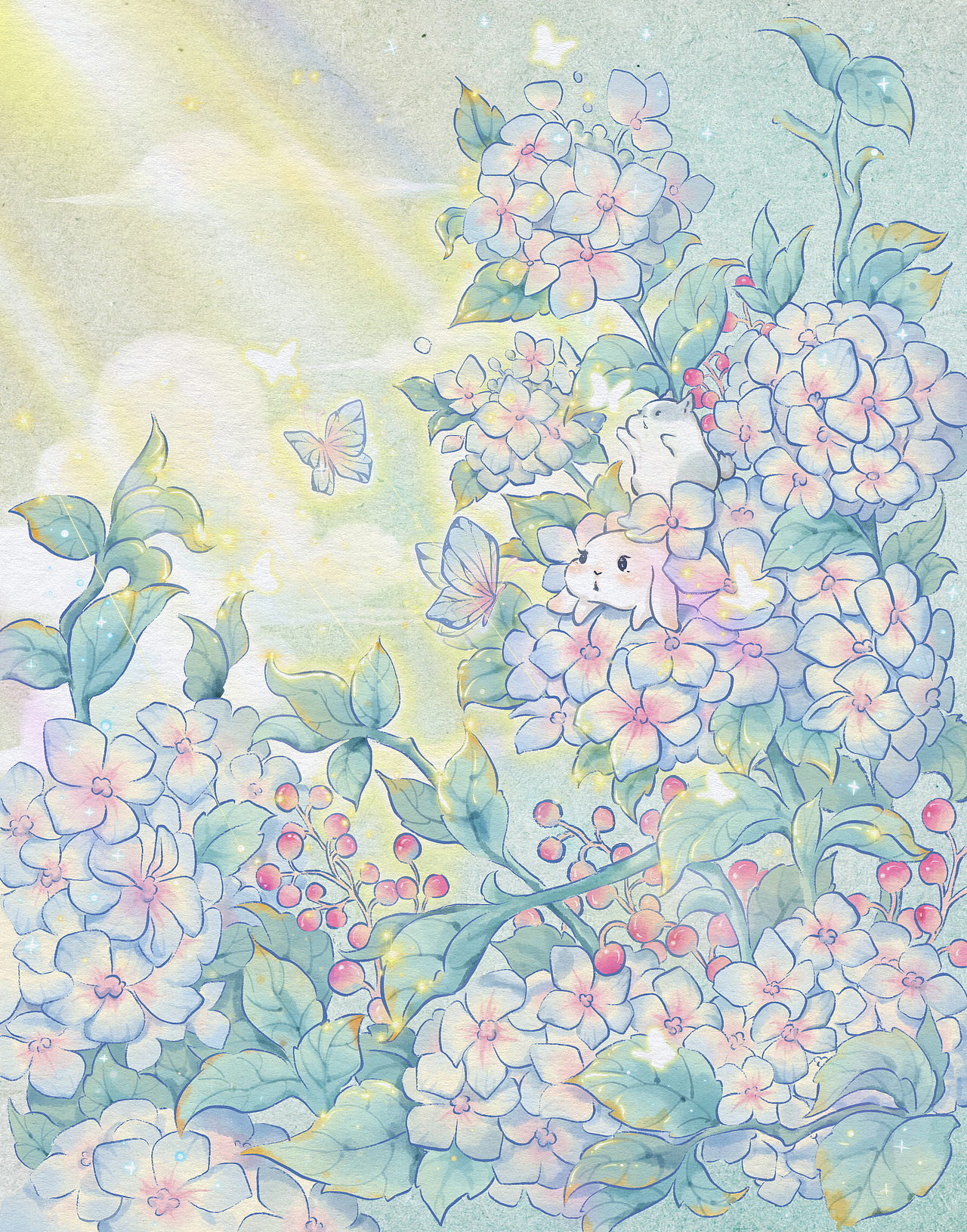 2022乐划锁屏插画大赛参赛作品（图ZMzE2MTczNzI0） - 艺术插画 - 站酷设计师Arol触底反弹原创素材 - 站酷ZCOOL