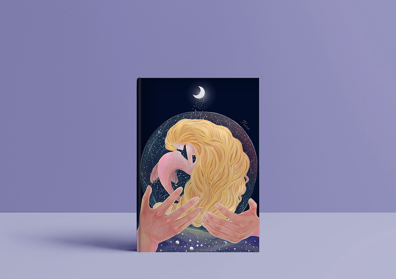 夜色深处-梦幻微写实少女系列插画合集（图ZMzMzNzYyOTY4） - 商业插画 - 站酷设计师Flora芳野原创素材 - 站酷ZCOOL