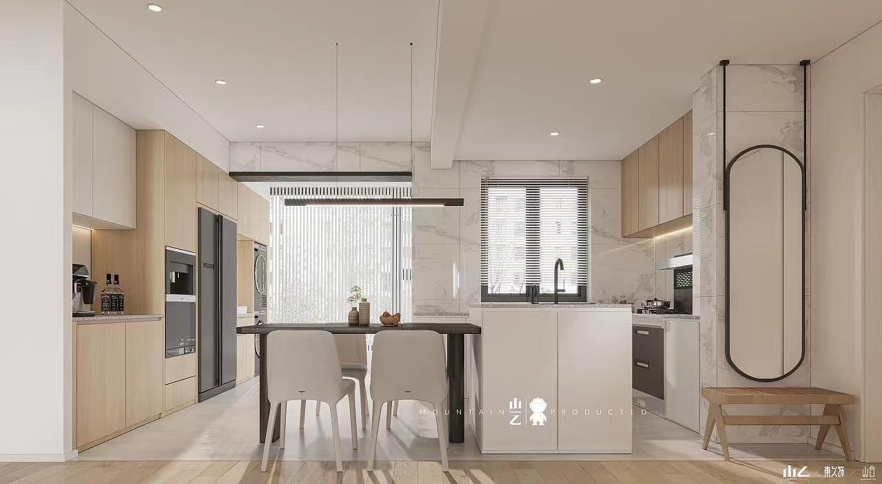 山乙建设丨效果图落地照对比图