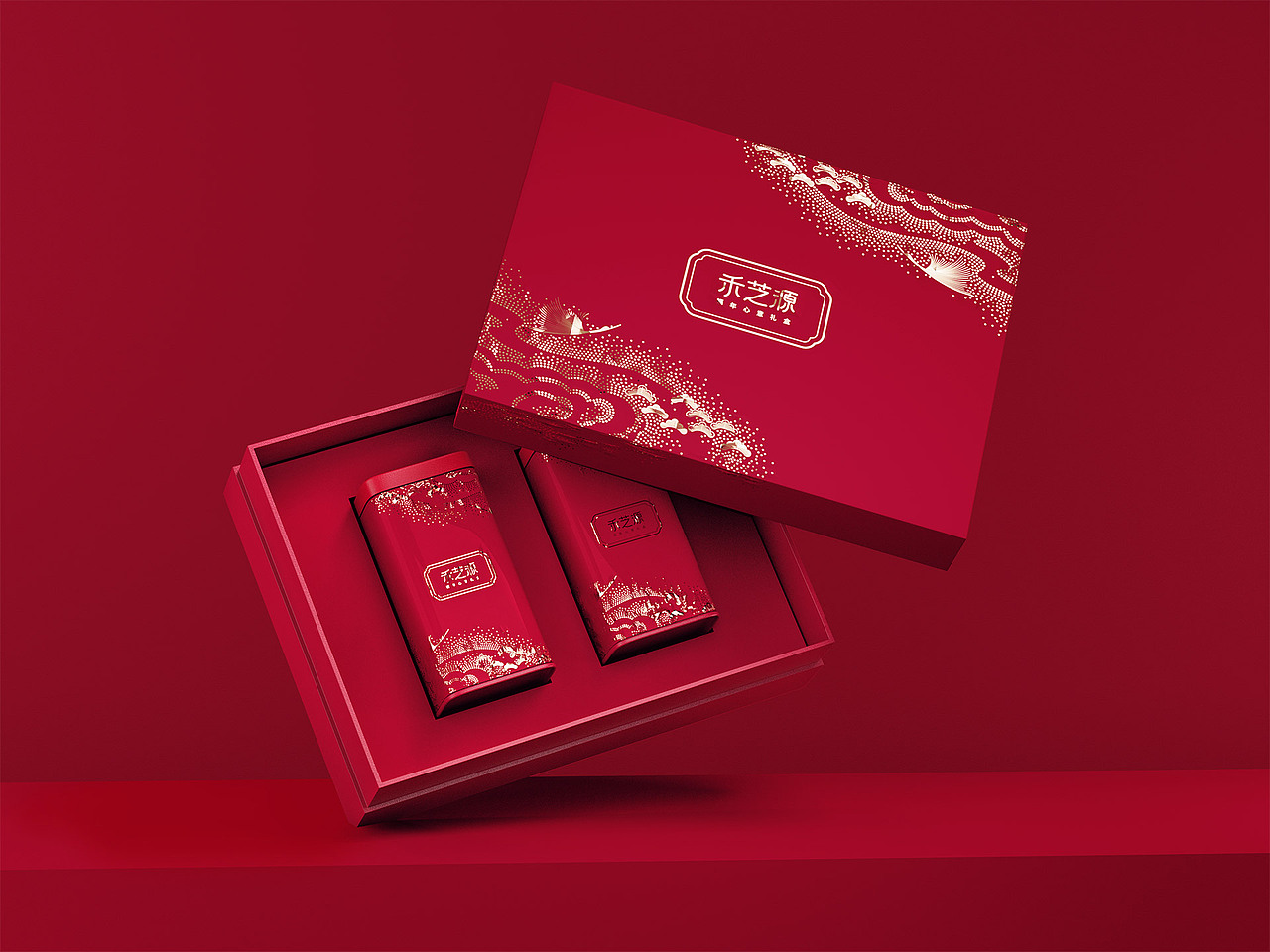 禾芝源 2022 【福年心意礼盒】（图ZMjk5NDE3MjUy） - 包装 - 站酷设计师xxiaoXian原创素材 - 站酷ZCOOL