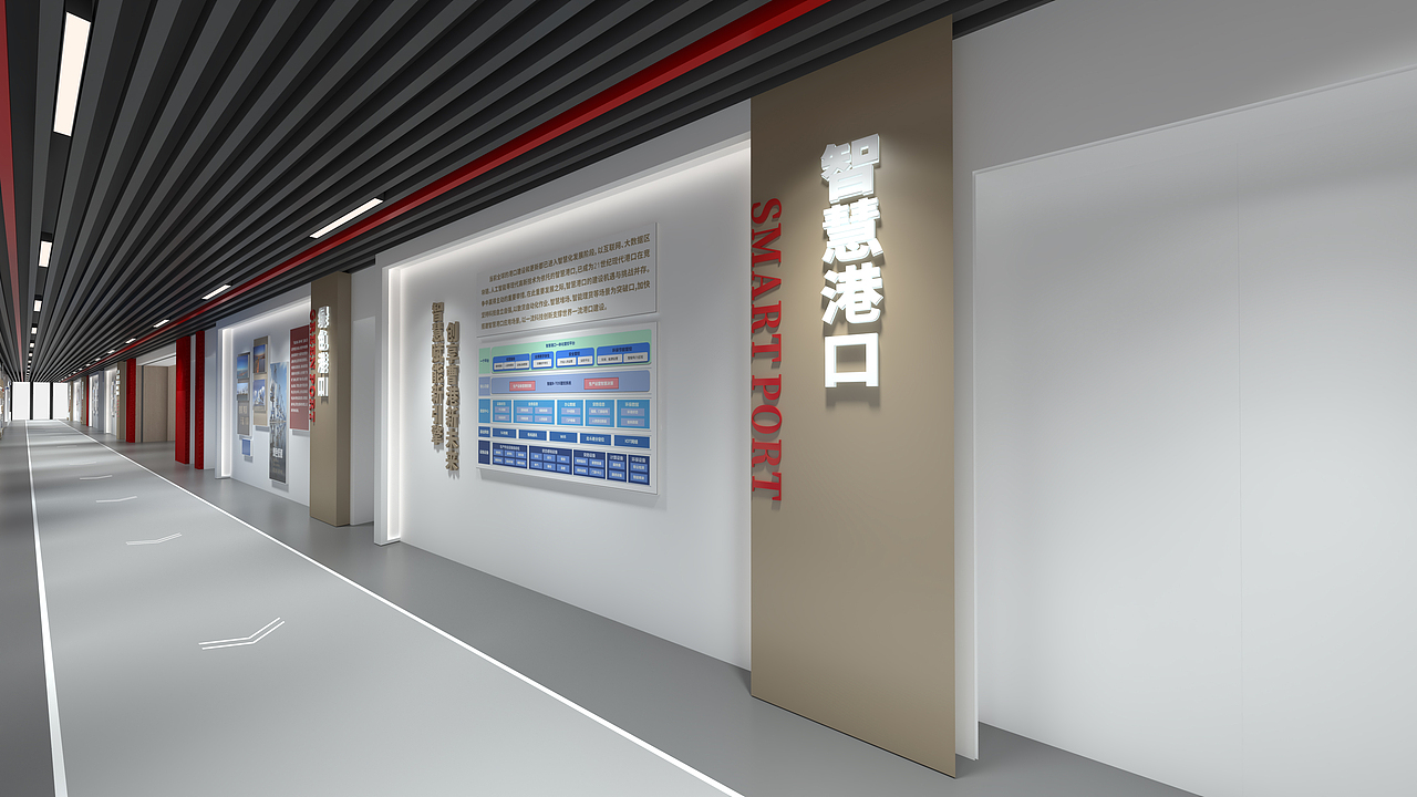 企业走廊文化墙（图ZMzQ2NjgwNzc2） - 建筑/空间 - 站酷设计师则已的原创素材 - 站酷ZCOOL