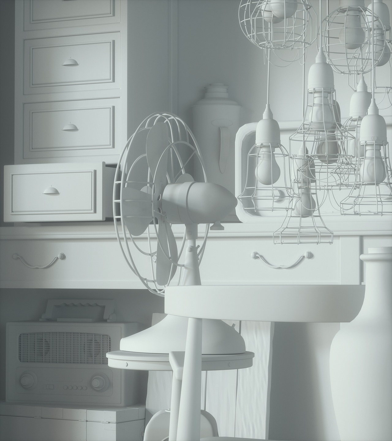 C4D|复古写实场景渲染|渲染（图ZMzEwMjQyNjA0） - 场景 - 站酷设计师左自由原创素材 - 站酷ZCOOL