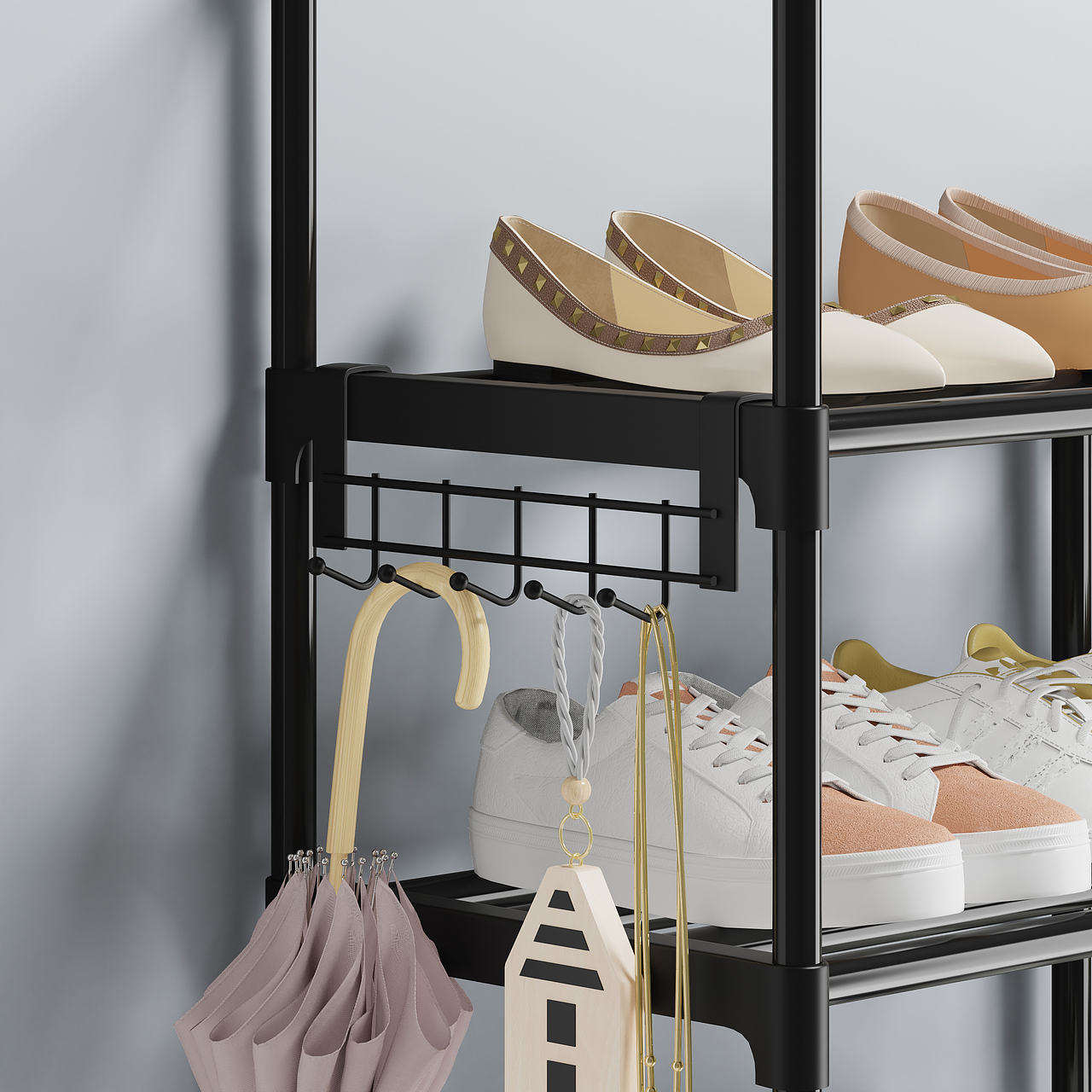 3Ds Max + Vray 《简易鞋架》（图ZMzE2NDgxNzk2） - 产品 - 站酷设计师赤炜工业设计原创素材 - 站酷ZCOOL