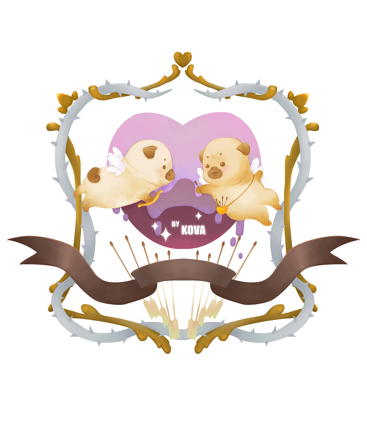 小狗插画（图ZMjY1OTc2MTgw） - 商业插画 - 站酷设计师kova原创素材 - 站酷ZCOOL