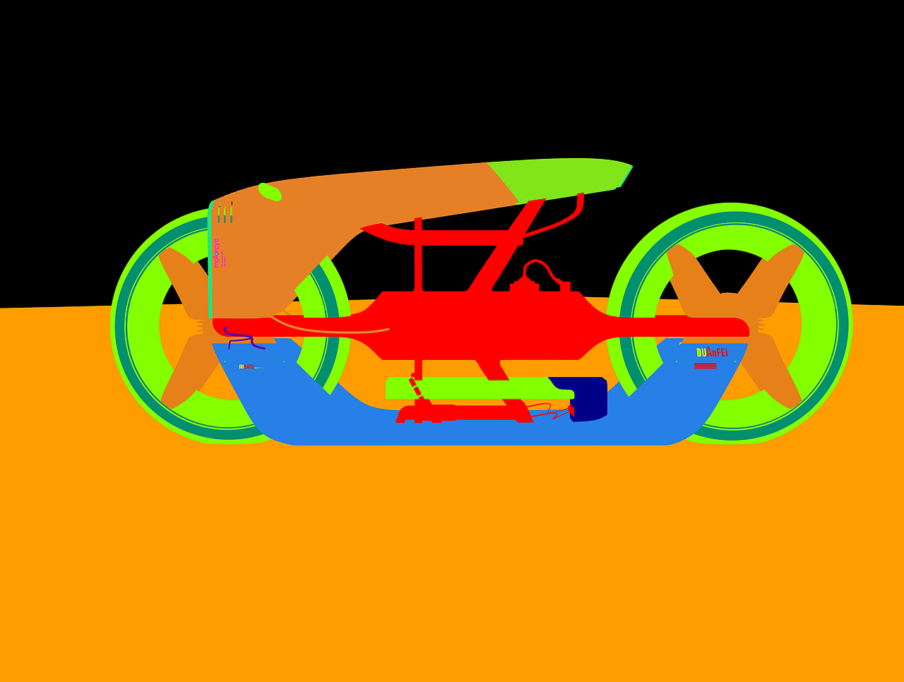未来概念摩托车