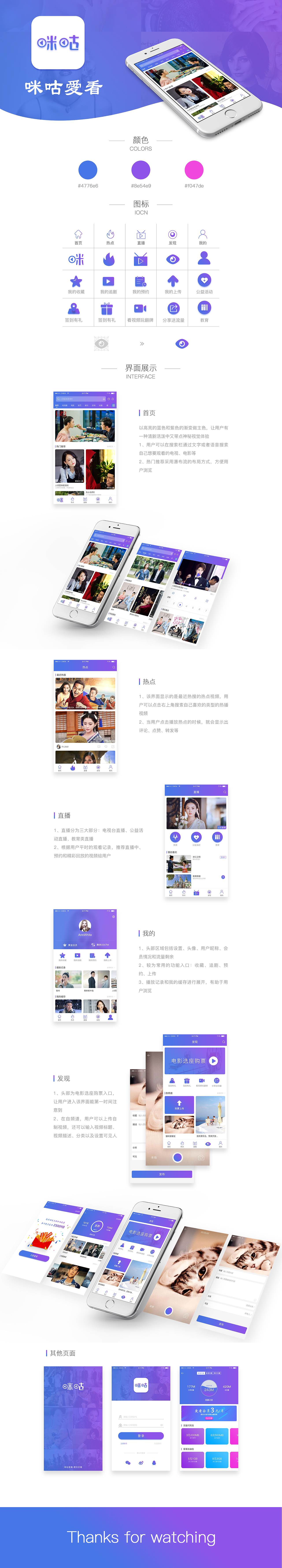 咪咕爱看“要你好看”（图ZOTA5NTE0MjQ=） - APP界面 - 站酷设计师believecj原创素材 - 站酷ZCOOL