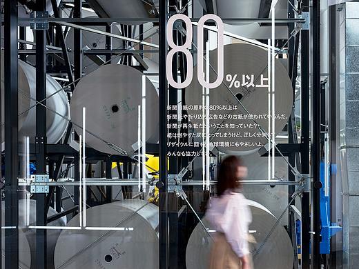 山阳新闻公司新印刷工厂展馆导视系统设计