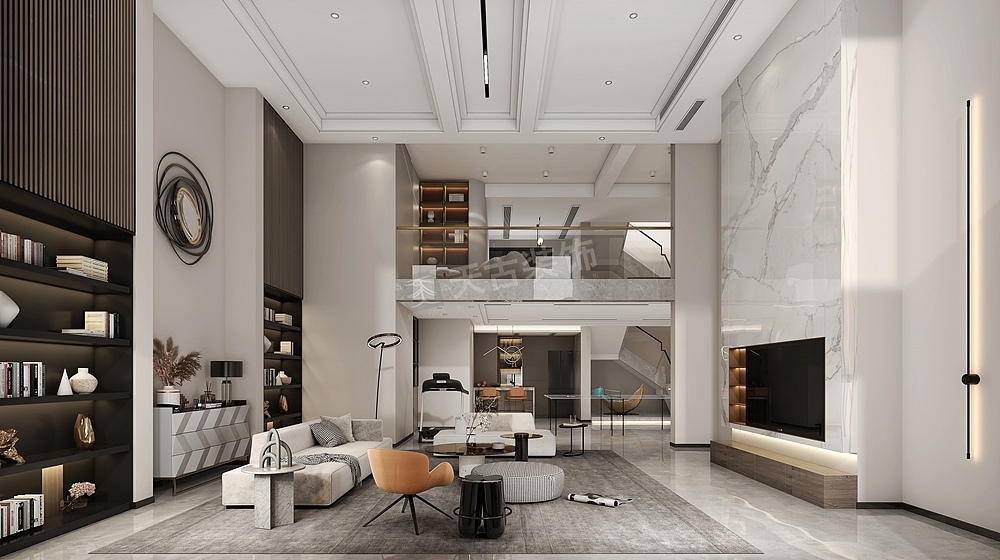 在这个基础上,把公共空间打造的既舒适又又低调的额高级奢华感,需要我们在材质上仔细斟酌。